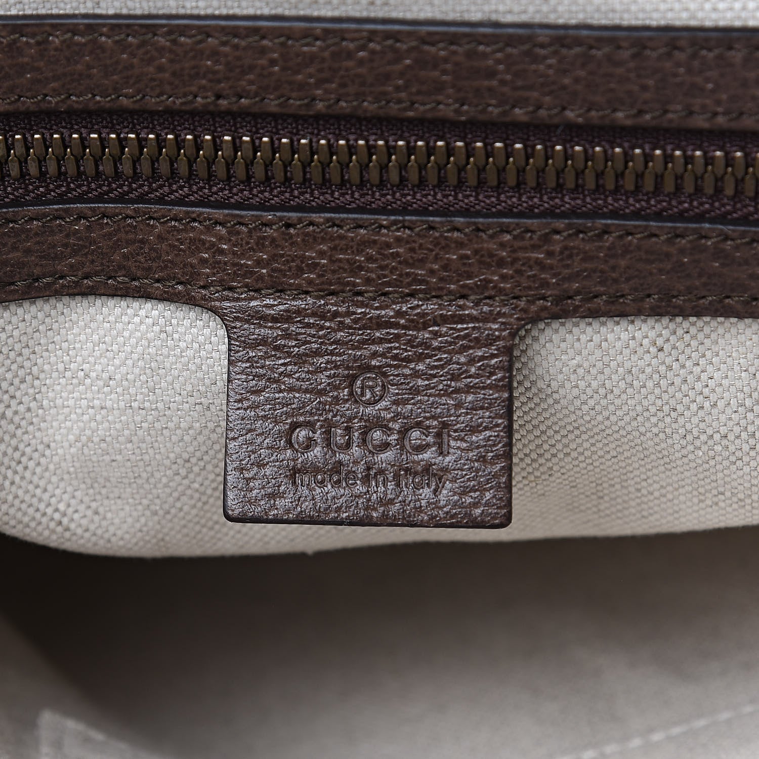 Gucci GG Supreme Monogram Web Medium Ophidia Messenger Bag Brown 6 of 9
