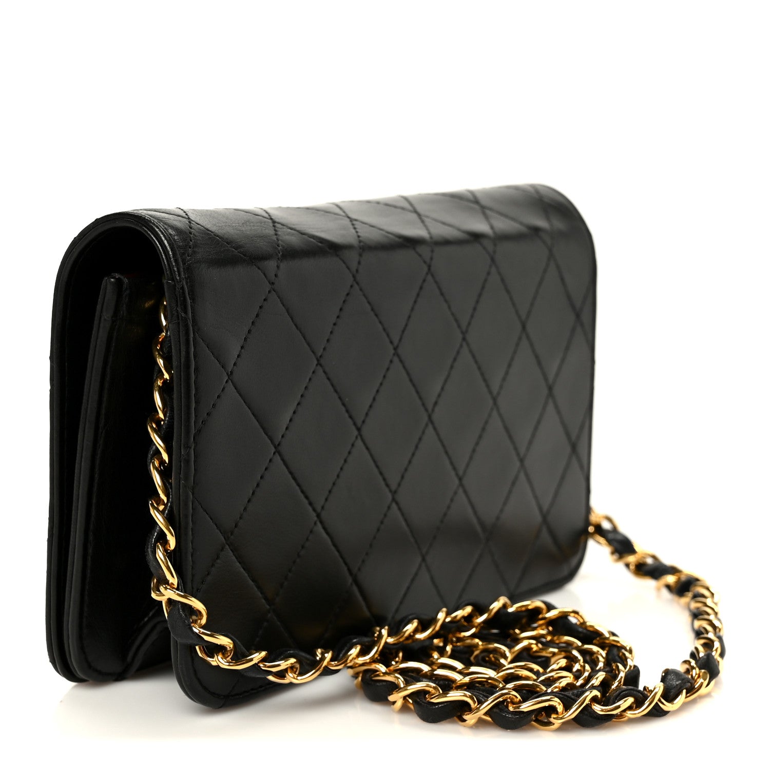 Chanel Lambskin Quilted Small Single Flap Bag Black 3 of 12
