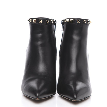 Valentino Garavani Calfskin Rockstud 100mm Ankle Boots 37.5 Black 2 of 11