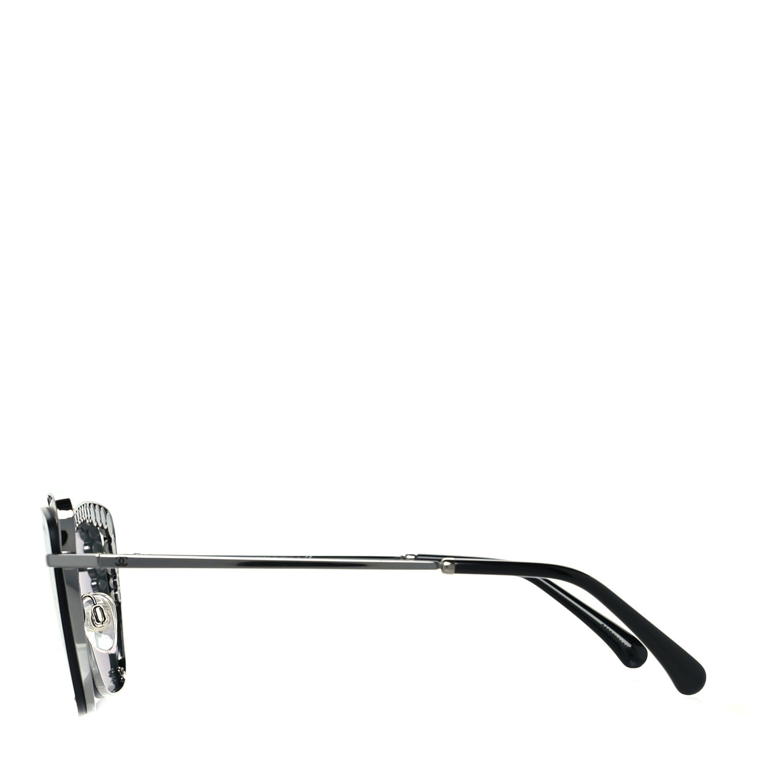 Chanel Pearl Square Sunglasses 4235-H Black 3 of 7