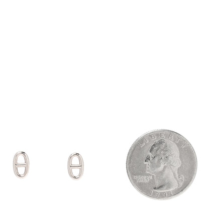 Hermes Sterling Silver TPM Farandole Earrings 2 of 5