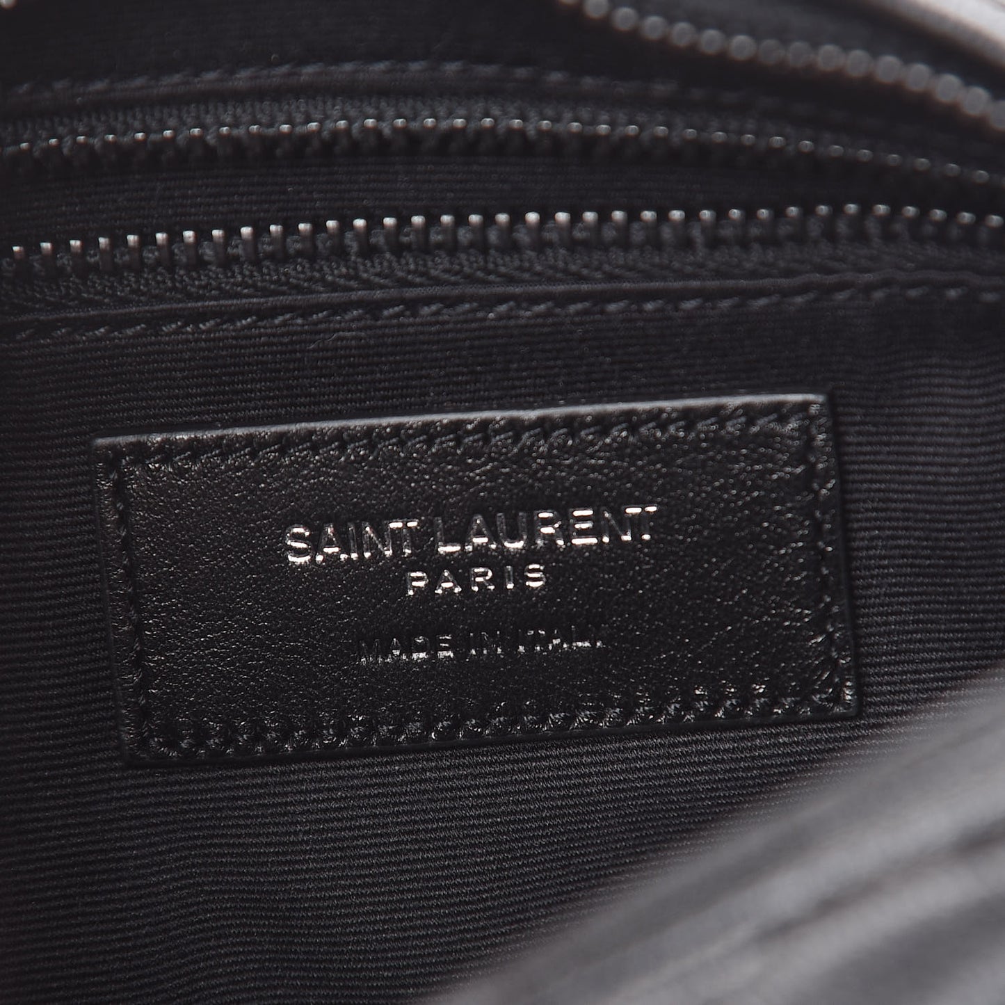 Lambskin Matelasse Monogram East West Rider Bag Black