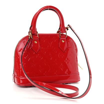 Louis Vuitton Vernis Alma BB Cherry 3 of 8