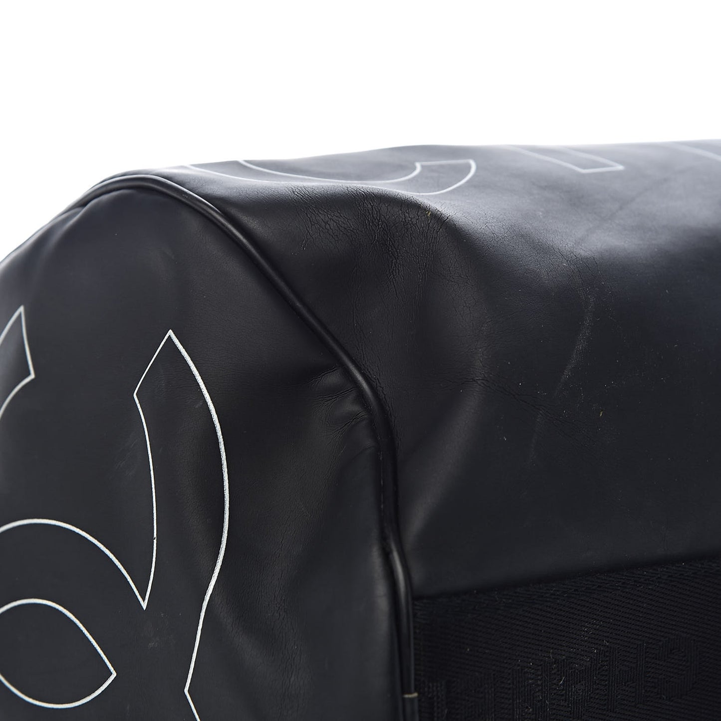 Rubber Nylon Sport Duffle Black