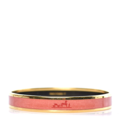 Hermes Enamel Printed Narrow Caleche Bracelet 65 1 of 5