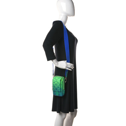 Louis Vuitton Taurillon Illusion Double Phone Case Bleu Vert 2 of 8