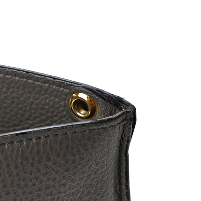Tom Ford Grained Calfskin Alix Padlock Zip Tote Graphite 13 of 16