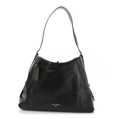Louis Vuitton Lambskin CarryAll Vibe MM Black 1 of 10