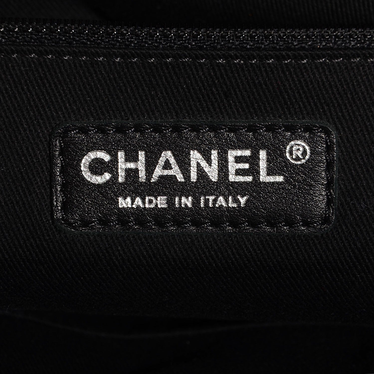 Chanel Caviar Quilted CC Timeless Soft Tote Black 6 of 7