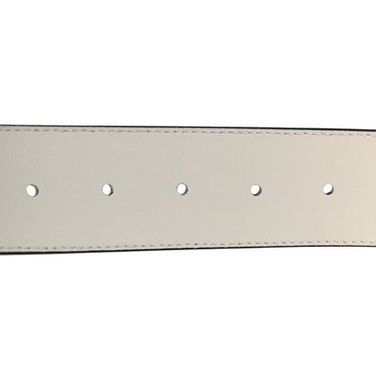 Gucci Calfskin Double G 40mm Belt 75 30 Mystic White 4 of 5