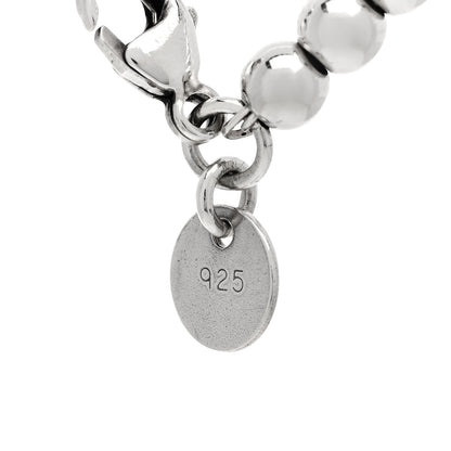 Tiffany Sterling Silver 18K Rose Gold Return to Tiffany Heart Bead Bracelet 5 of 6