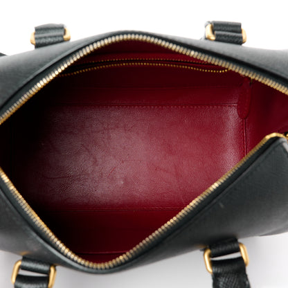 Balenciaga Grained Calfskin Medium Ville Bowling Bag Black 5 of 10