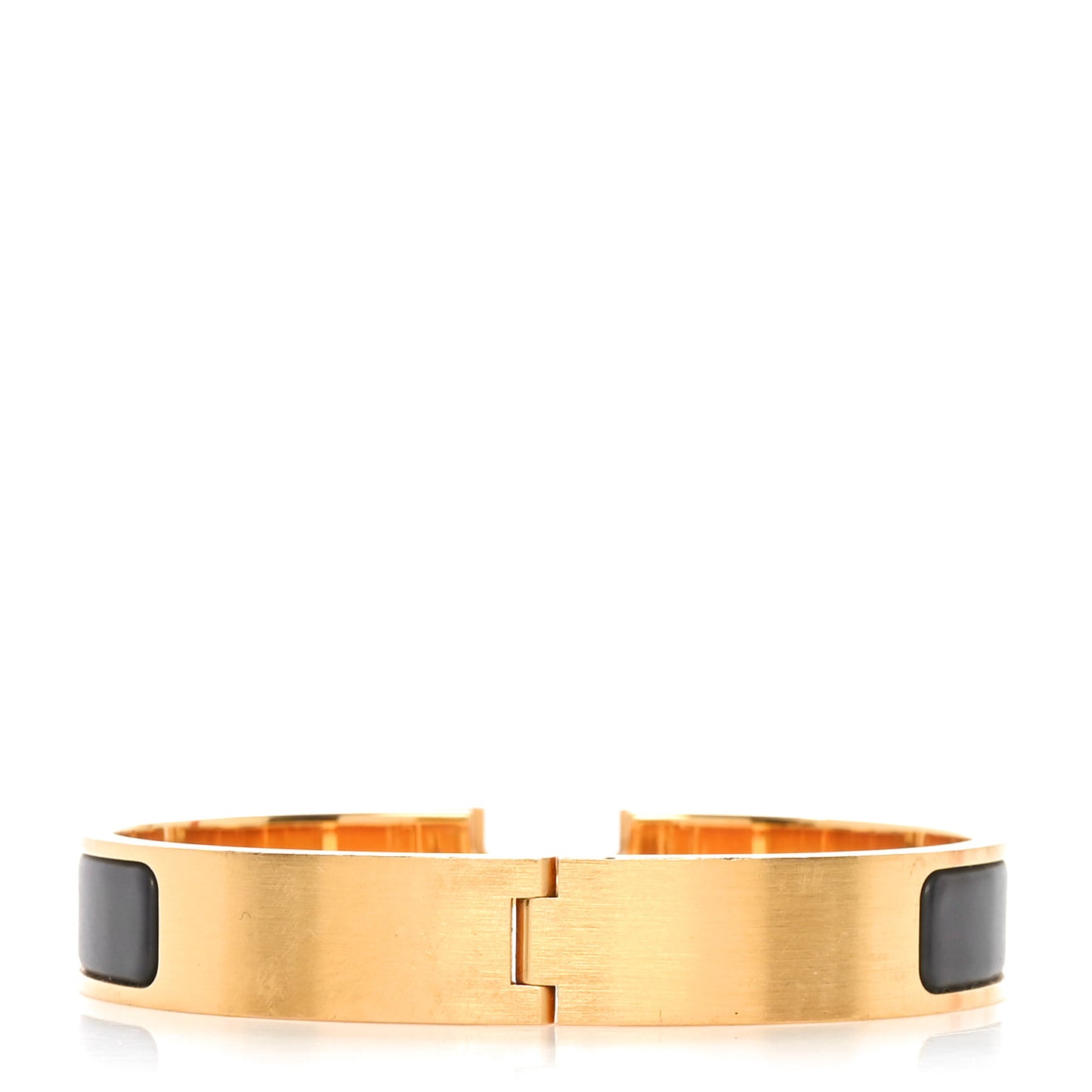 Matte Enamel Narrow Clic Clac HH Bracelet T5 Black