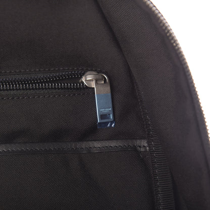 Saint Laurent Glitter Canvas City Backpack Blue 8 of 12