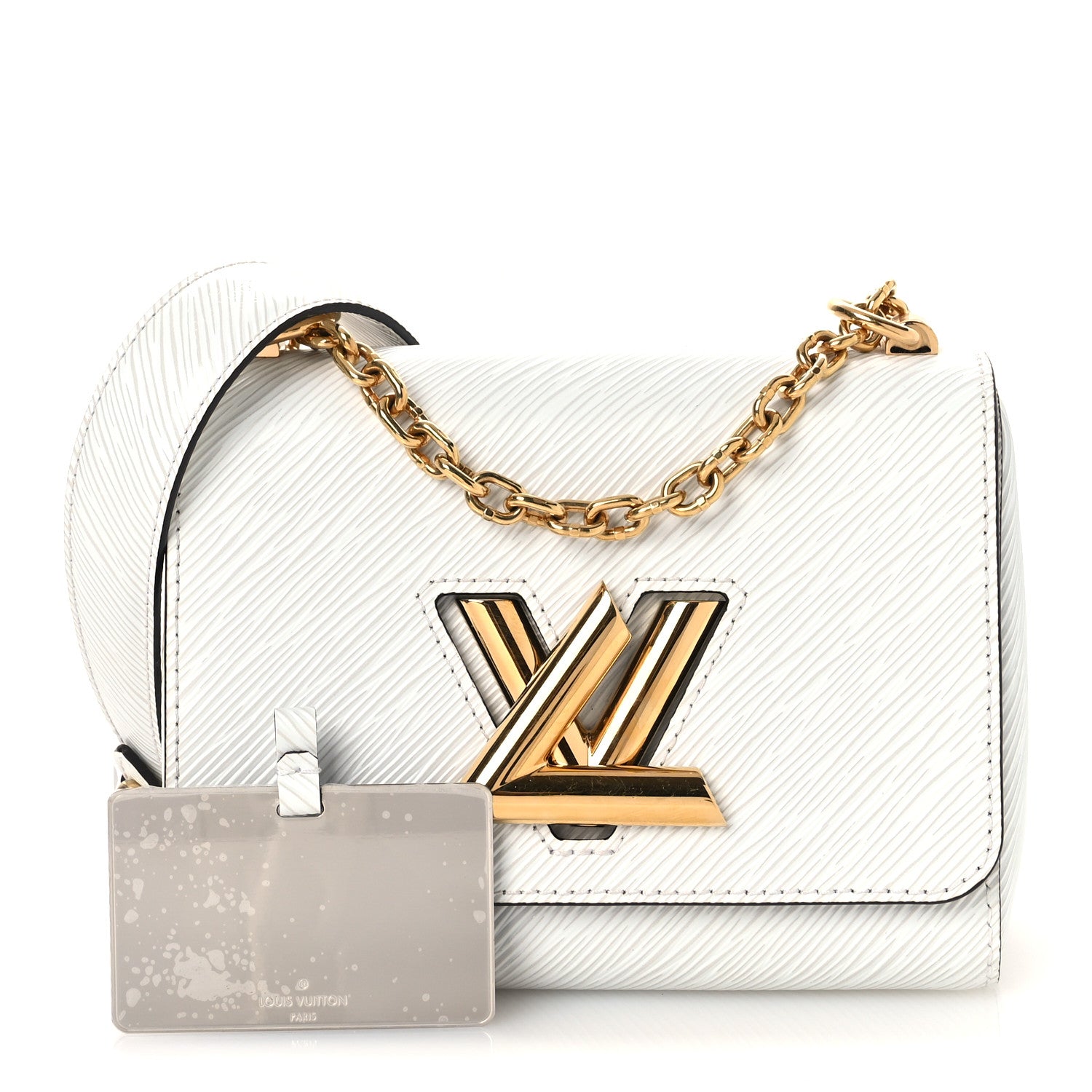 Louis Vuitton Epi Twist Shoulder Bag PM White 4 of 12