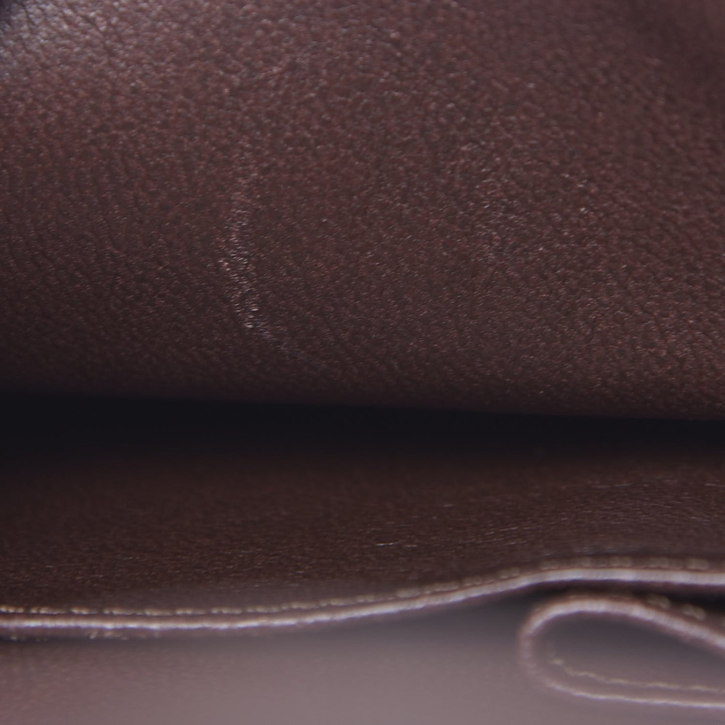 Lambskin Quilted Small Double Flap Brown