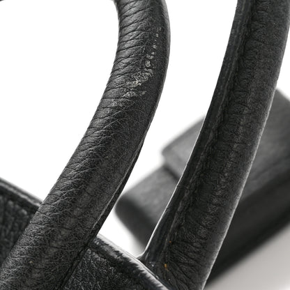 Saint Laurent Grained Calfskin Nano Sac De Jour Souple Black Black 13 of 14