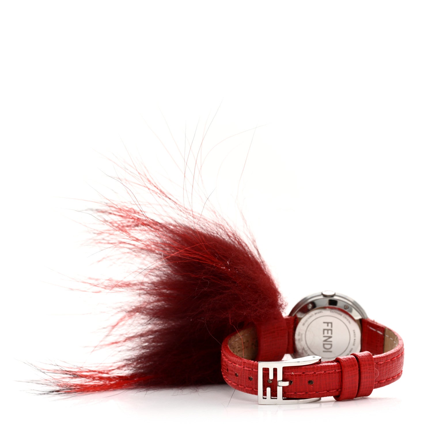 Fendi Stainless Steel Calfskin 28mm My Way Quartz Watch Red