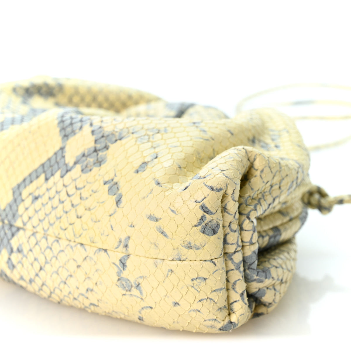 Snakeskin The Mini Pouch Cantaloupe