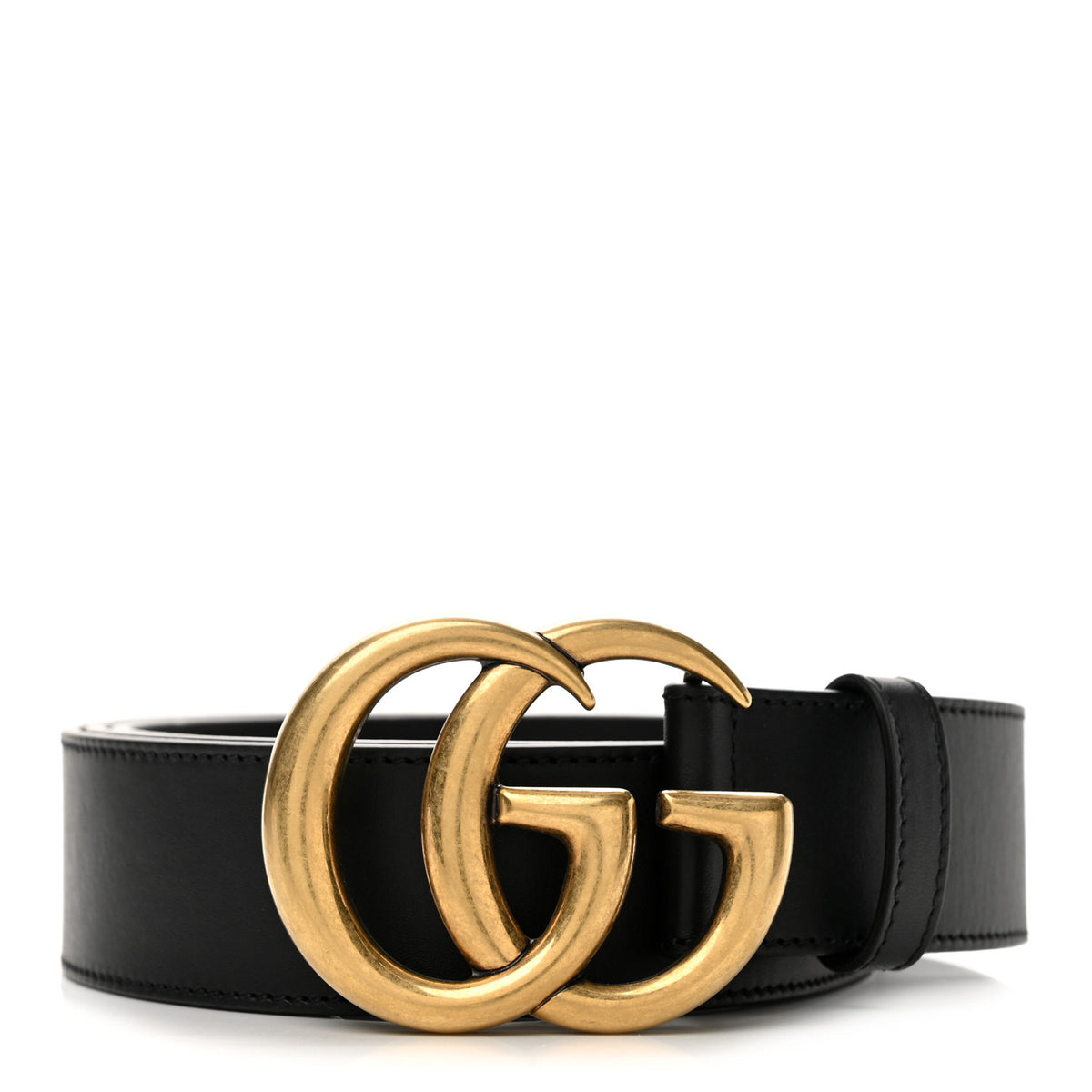 Gucci Calfskin Double G 40mm Belt 110 44 Black 1 of 8