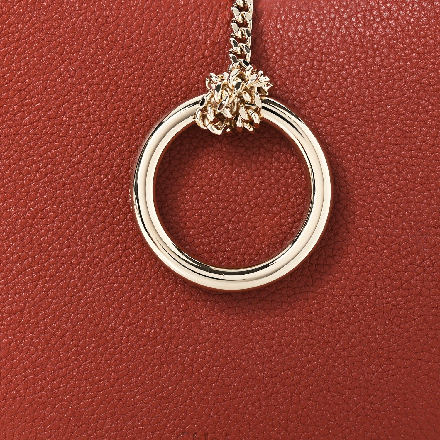 Chloe Grained Calfskin Small Arlene Hobo Bag Sepia Brown 10 of 14