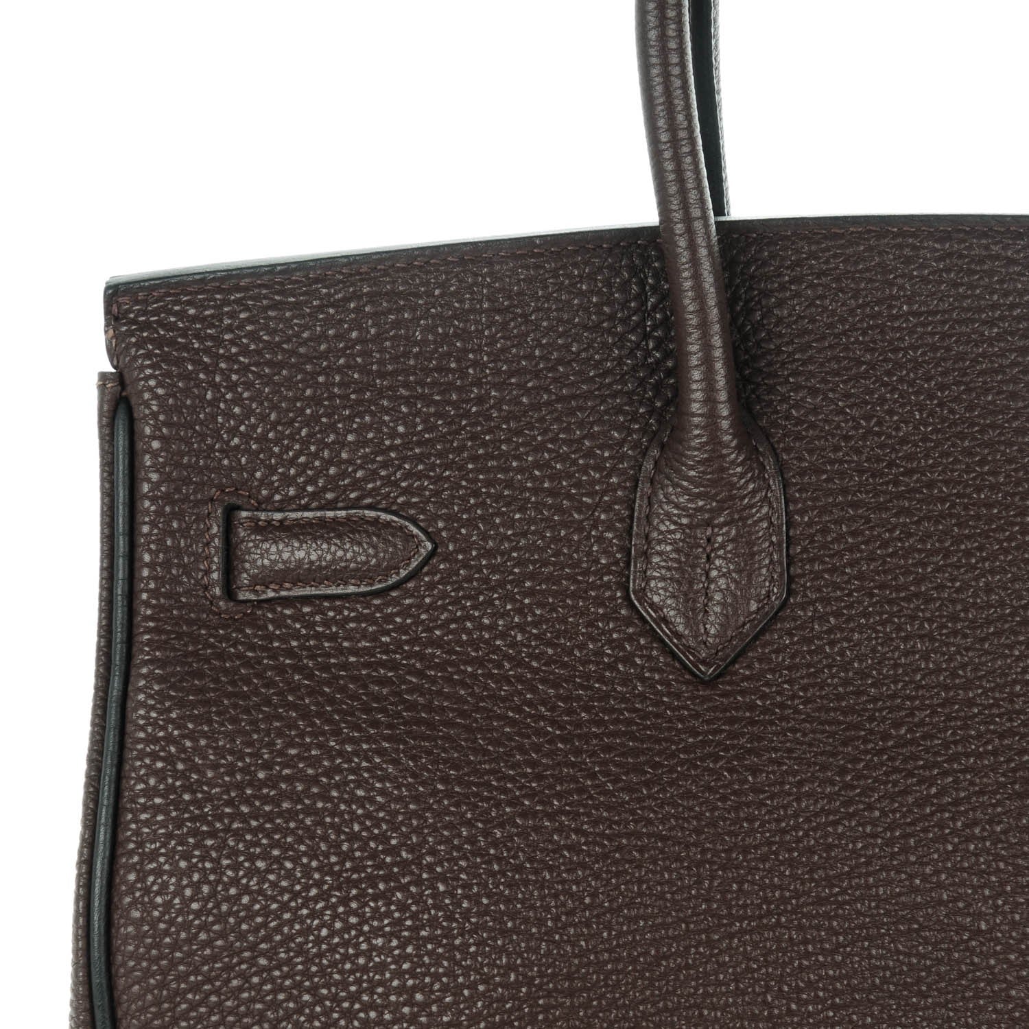 Hermes Togo Bi-Color Birkin 35 Chocolate Black 22 of 22