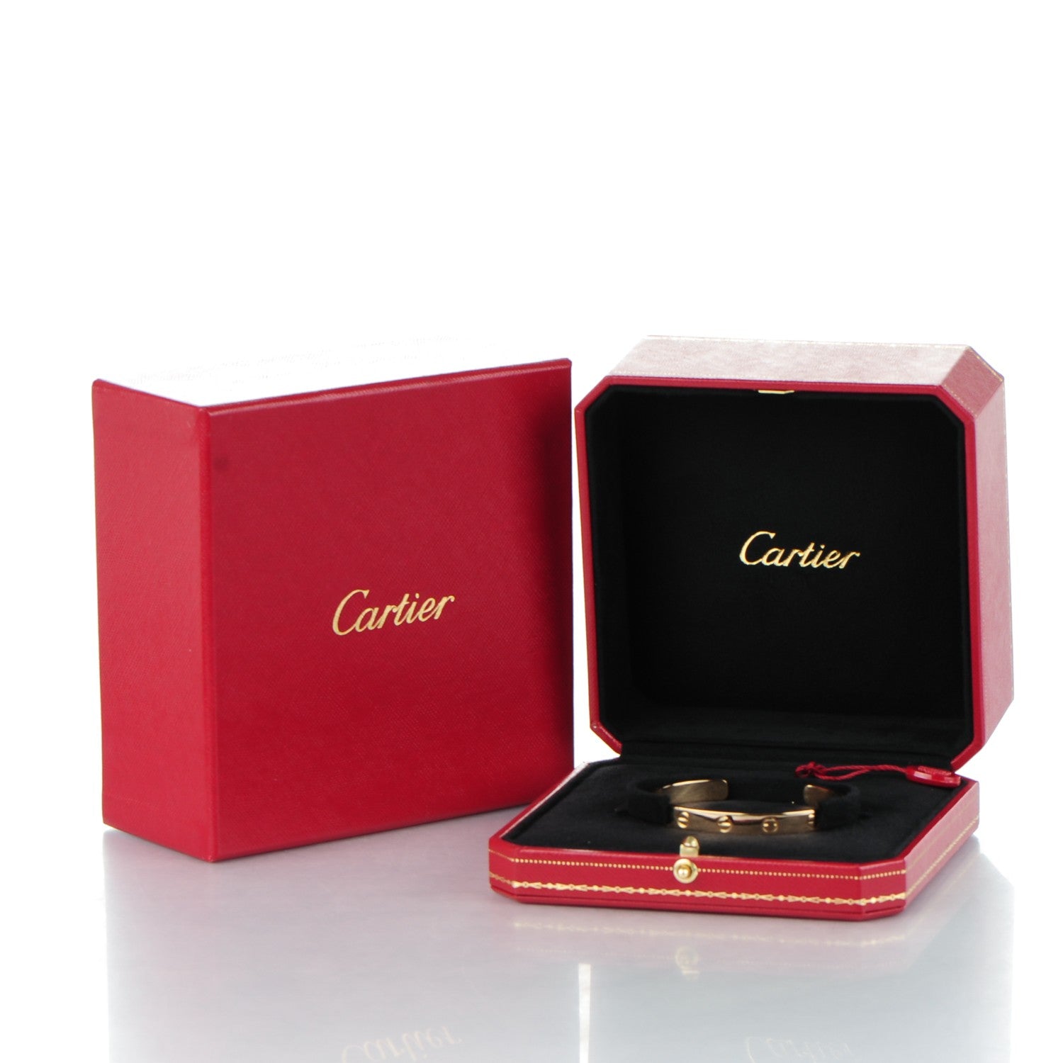 Cartier 18K Yellow Gold LOVE Cuff Bracelet 16 5 of 5
