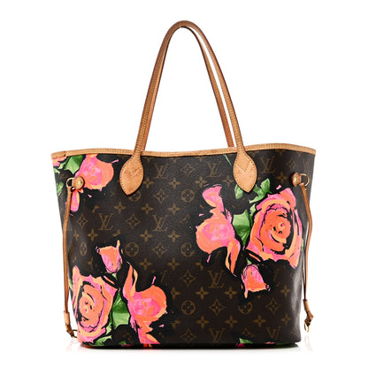 Louis Vuitton Monogram Roses Neverfull MM 1 of 10