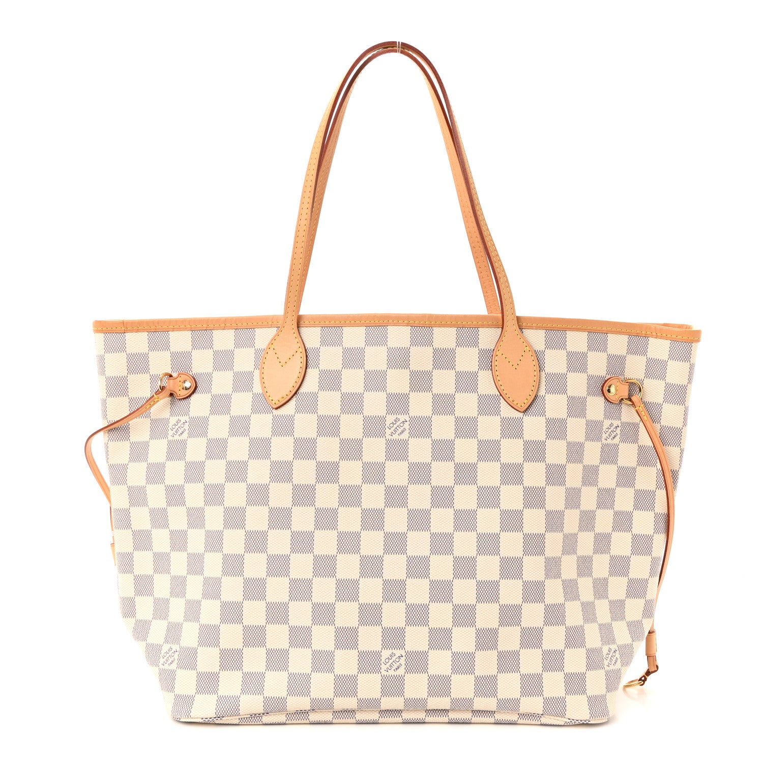 Louis Vuitton Damier Azur Neo Neverfull MM Rose Ballerine 1 of 9