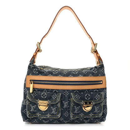 Louis Vuitton Monogram Denim Baggy PM Blue 1 of 10