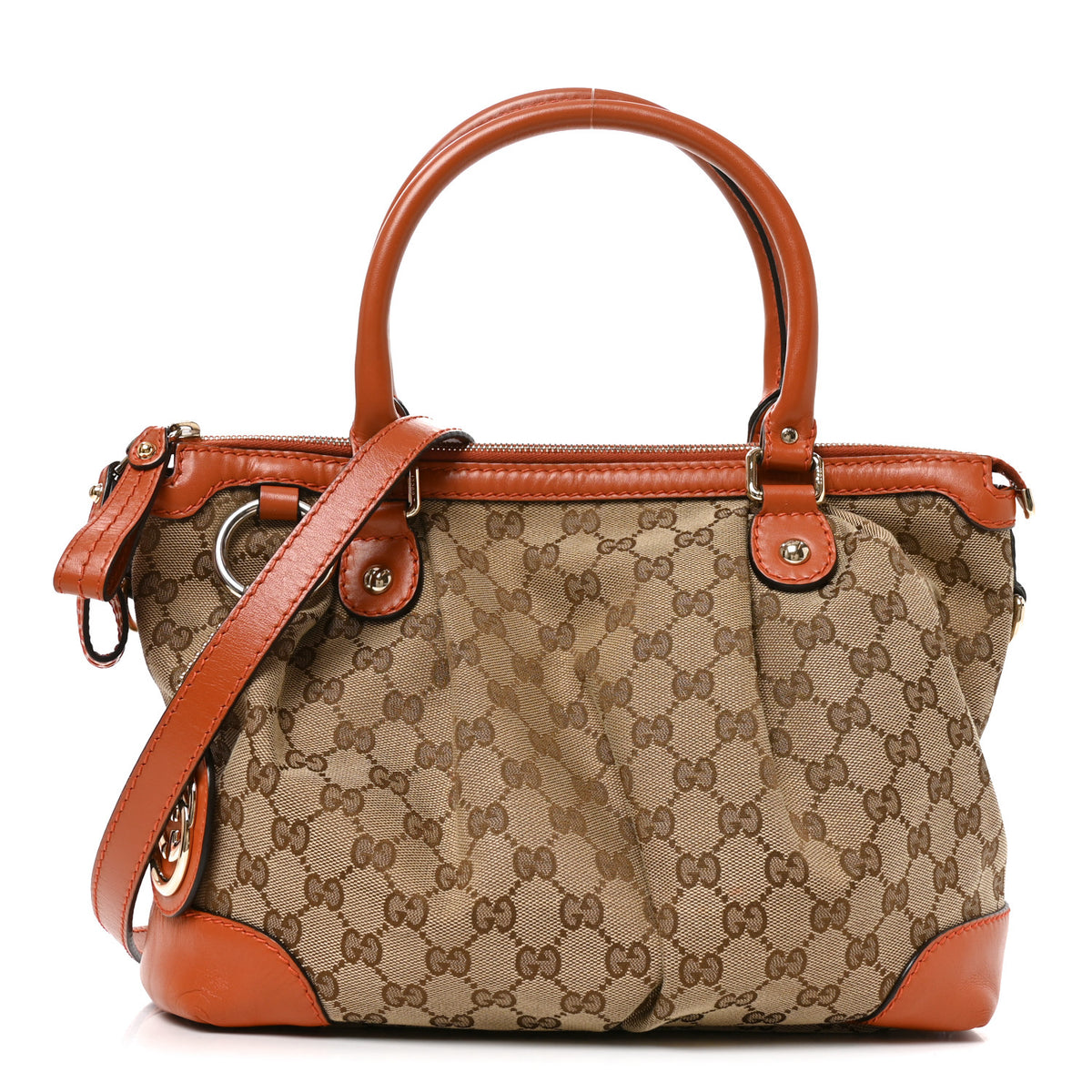 Monogram Medium Sukey Top Handle Orange