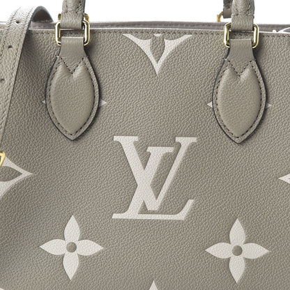 Louis Vuitton Empreinte Monogram Giant Onthego PM Tourterelle Creme 9 of 10