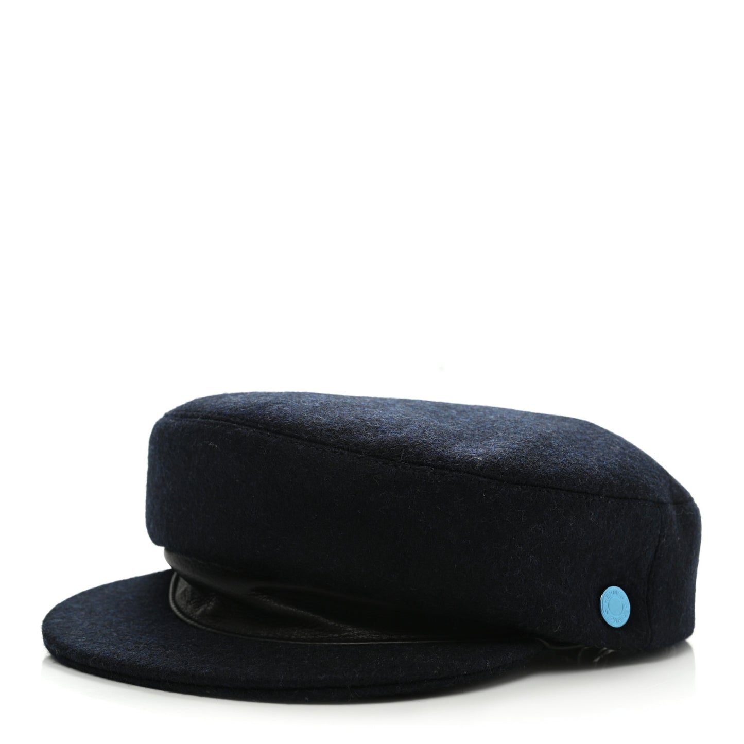 Broadcloth Newton Calfskin Dani Cap 58 Marine Black