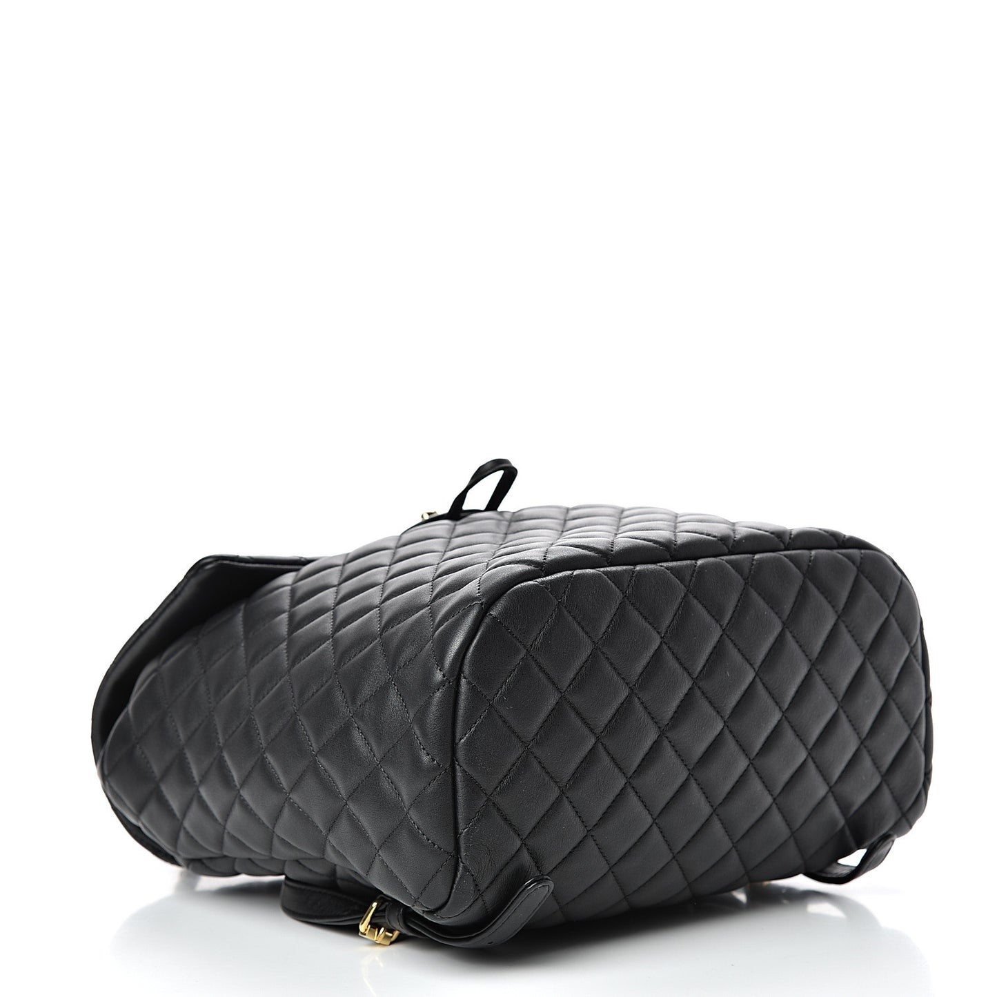 Calfskin Quilted Large Urban Spirit Backpack Black