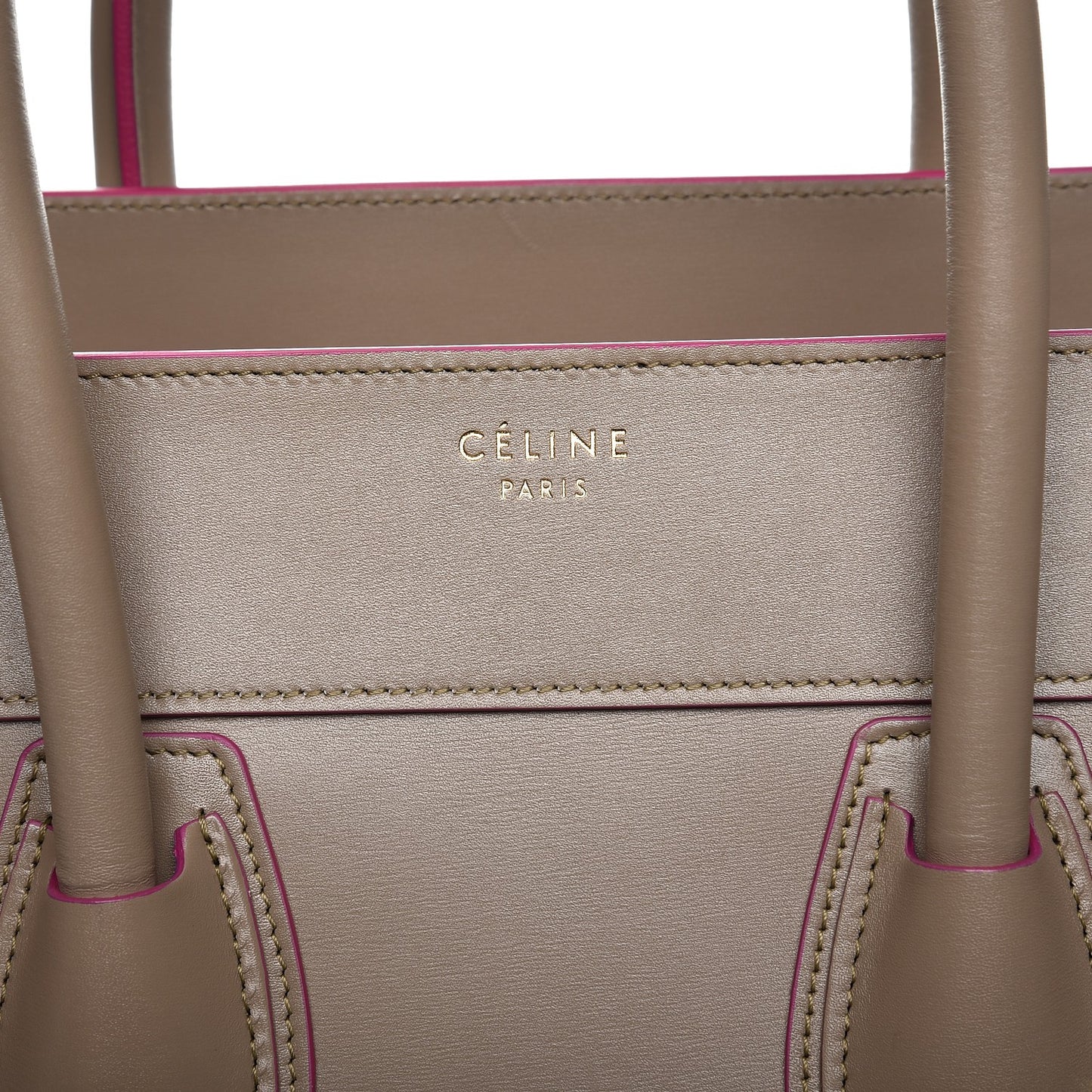 Smooth Calfskin Mini Luggage Beige