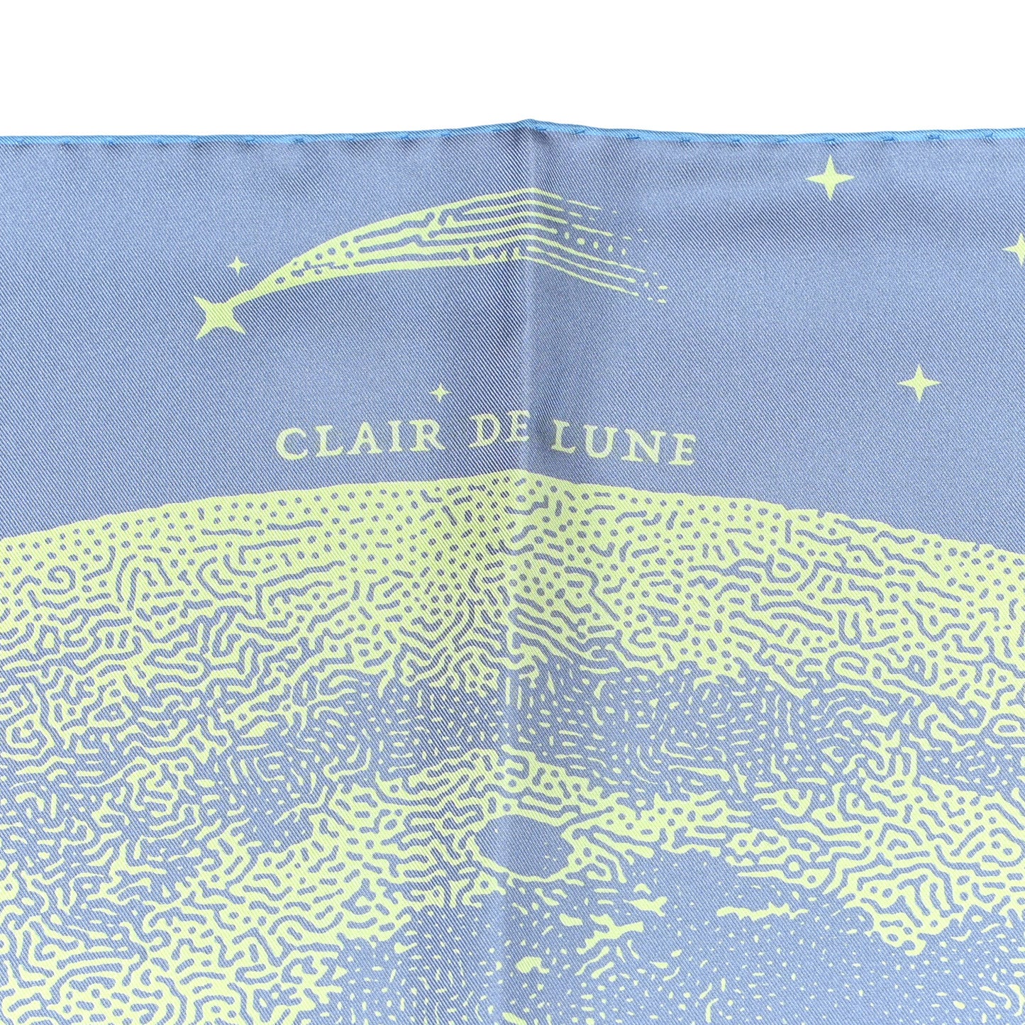 Silk Double Face Clair De Lune Scarf 90 Vieux Rose Jaune