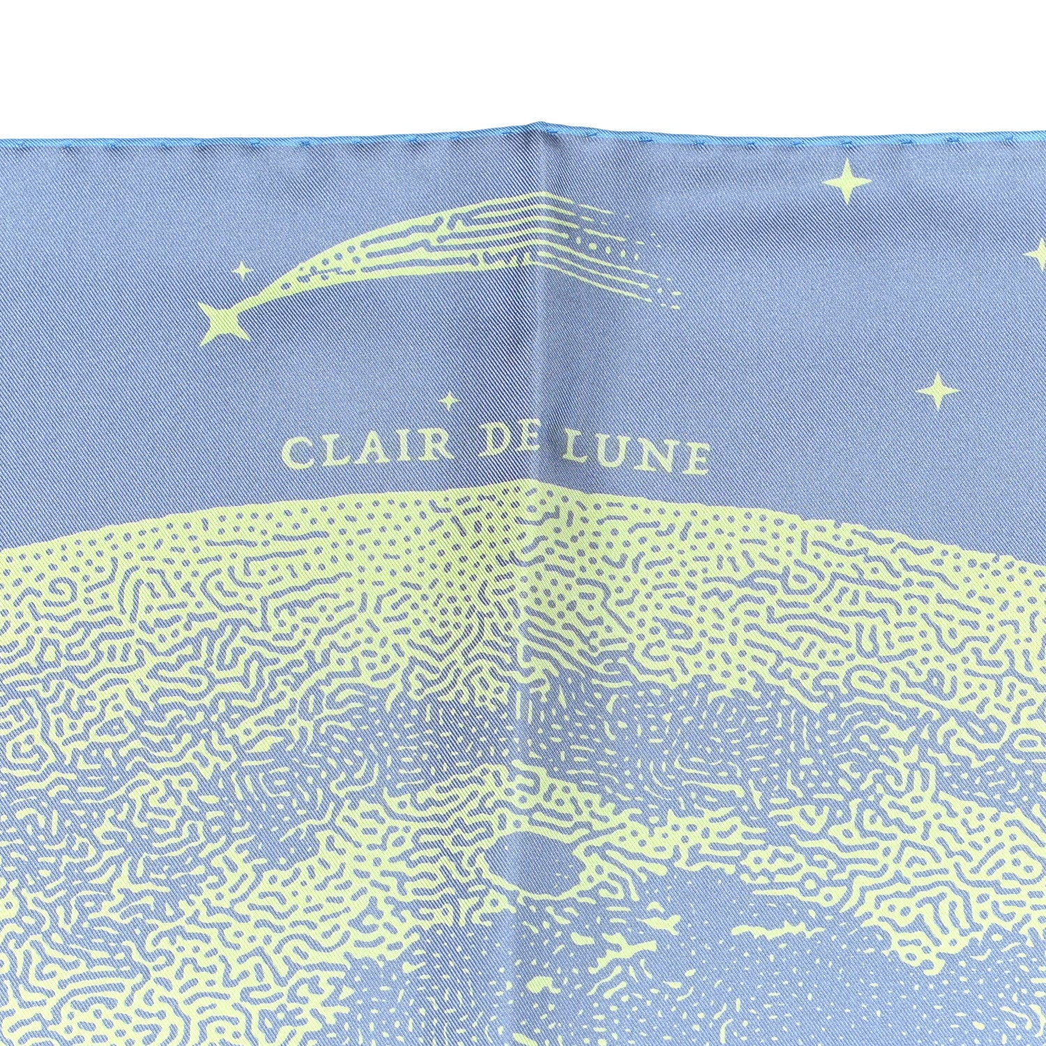 Hermes Silk Double Face Clair De Lune Scarf 90 Vieux Rose Jaune 9 of 10