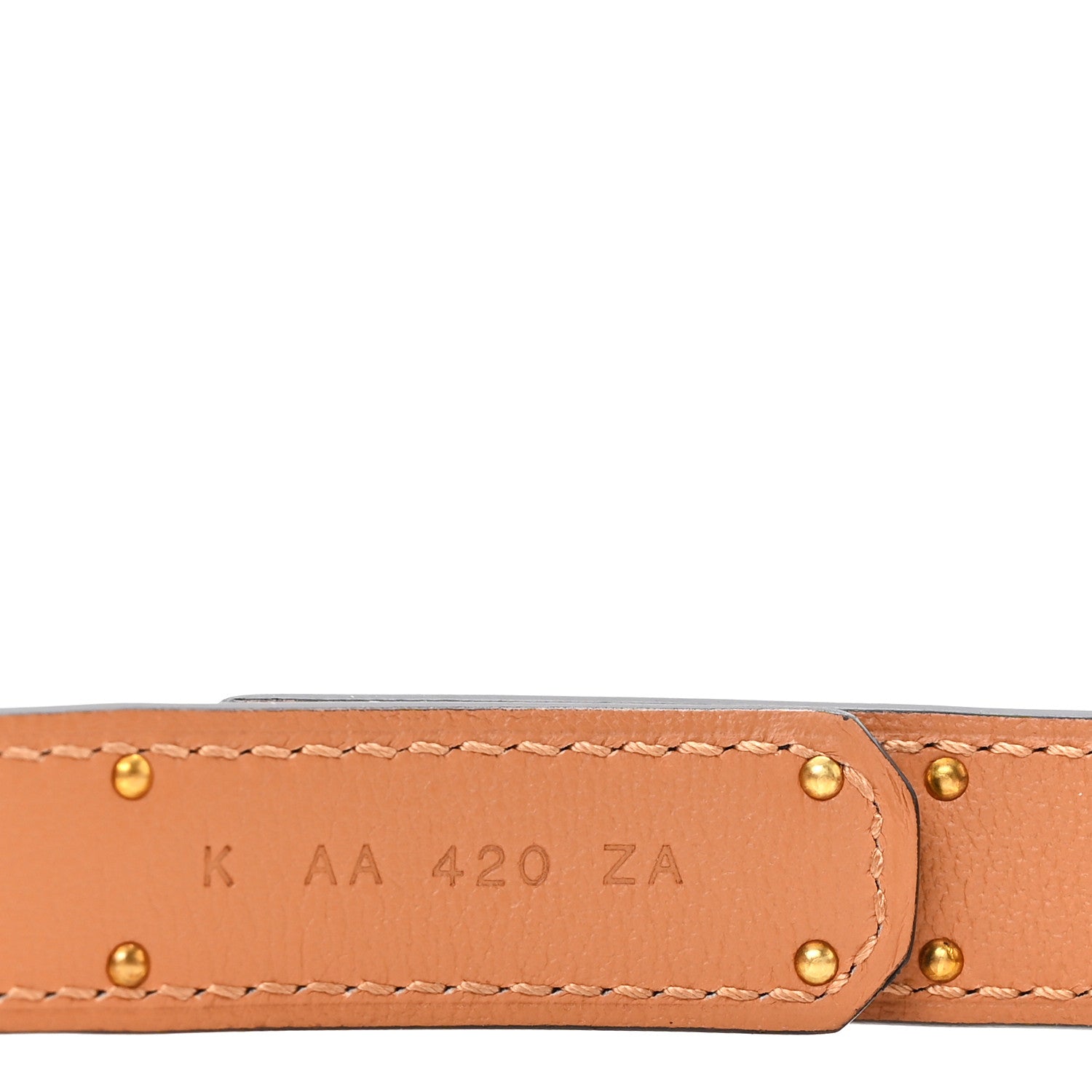 Hermes Odyssee Calfskin Kelly Belt Macassar 3 of 4