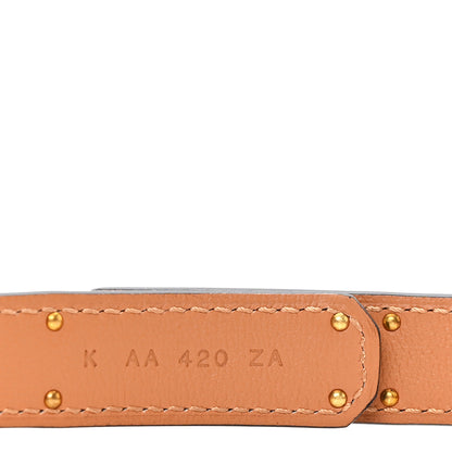 Hermes Odyssee Calfskin Kelly Belt Macassar 3 of 4
