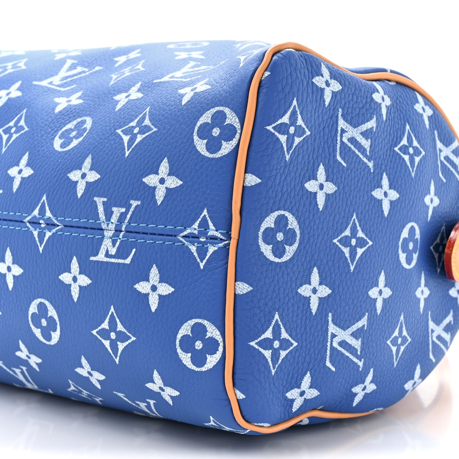 Louis Vuitton Calfskin Monogram Speedy P9 Bandouliere 25 Blue 12 of 14