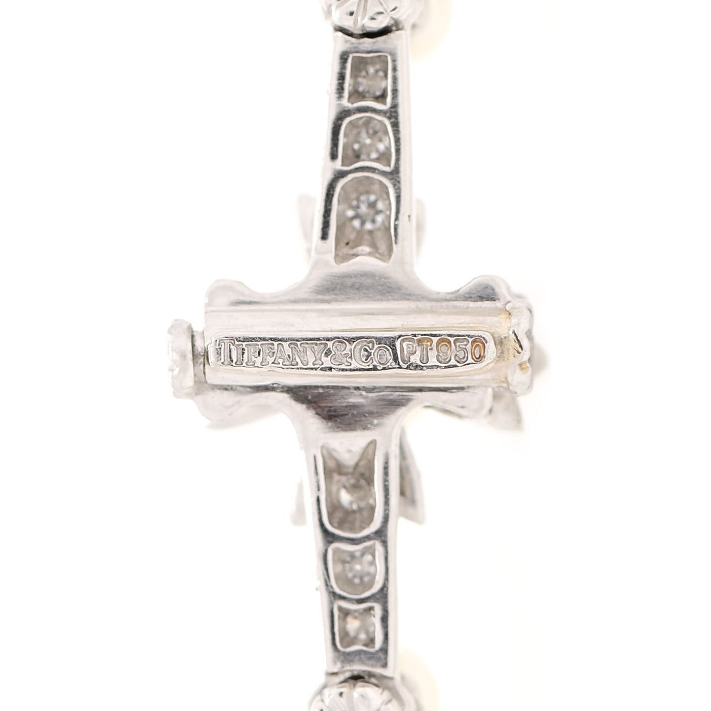 Platinum Diamond Akoya Pearl Floret Necklace