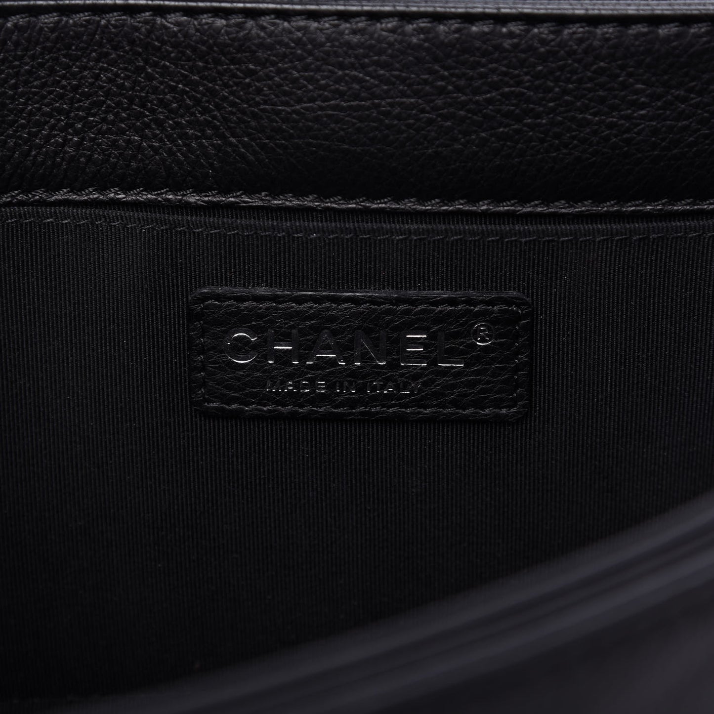 Calfskin Medium Boy Reverso Flap Black