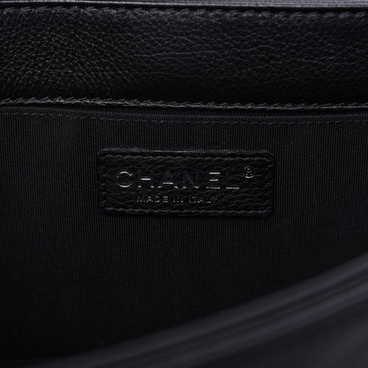 Chanel Calfskin Medium Boy Reverso Flap Black 9 of 11