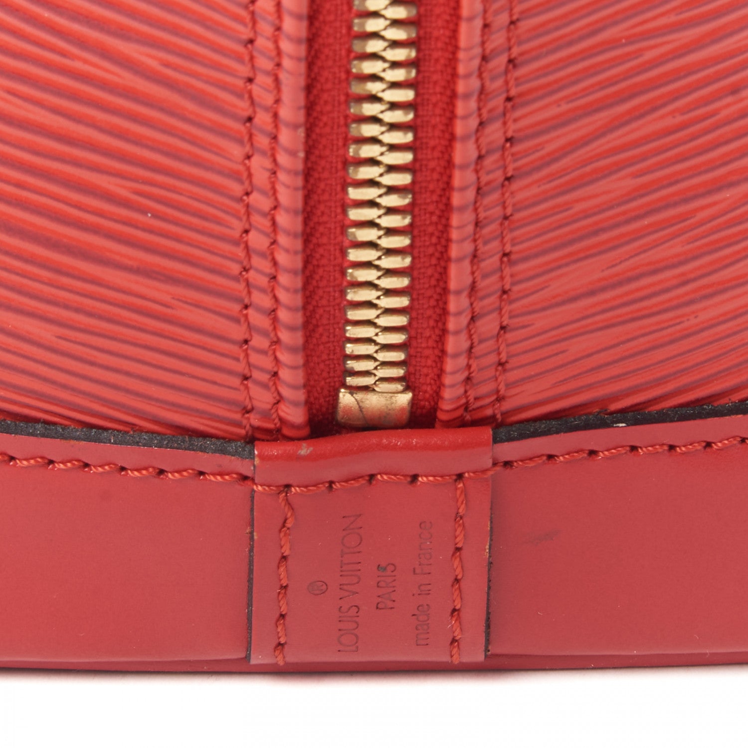 Louis Vuitton Epi Alma PM Castillan Red 9 of 9