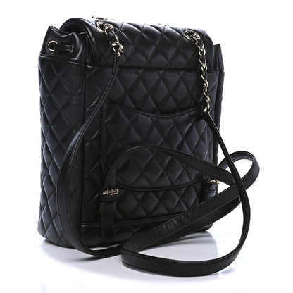 Chanel Lambskin Quilted Small Urban Spirit Backpack Black 2 of 4