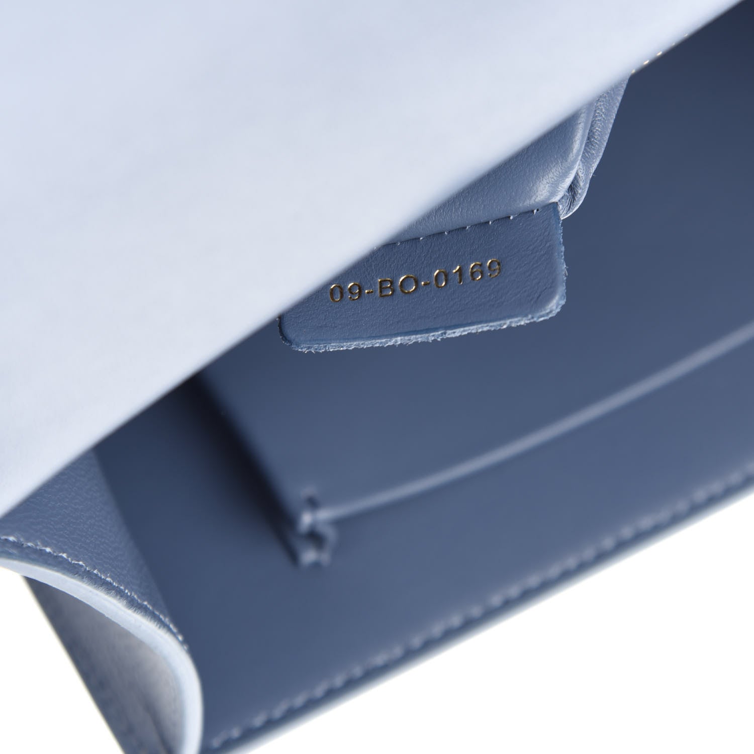 Christian Dior Grained Calfskin 30 Montaigne Flap Bag Blue 9 of 10