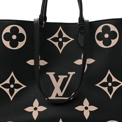 Louis Vuitton Empreinte Monogram Giant Onthego GM Black Beige 7 of 11