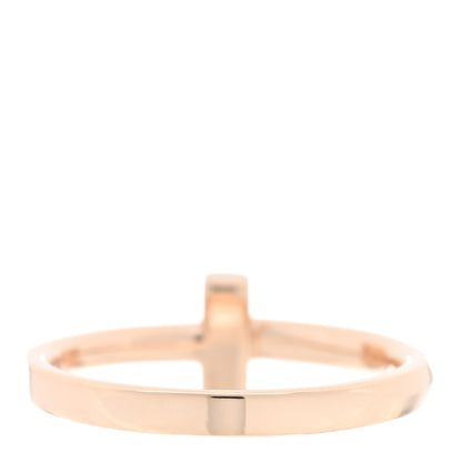 Tiffany 18K Rose Gold T T1 Ring 53 6.25 3 of 5