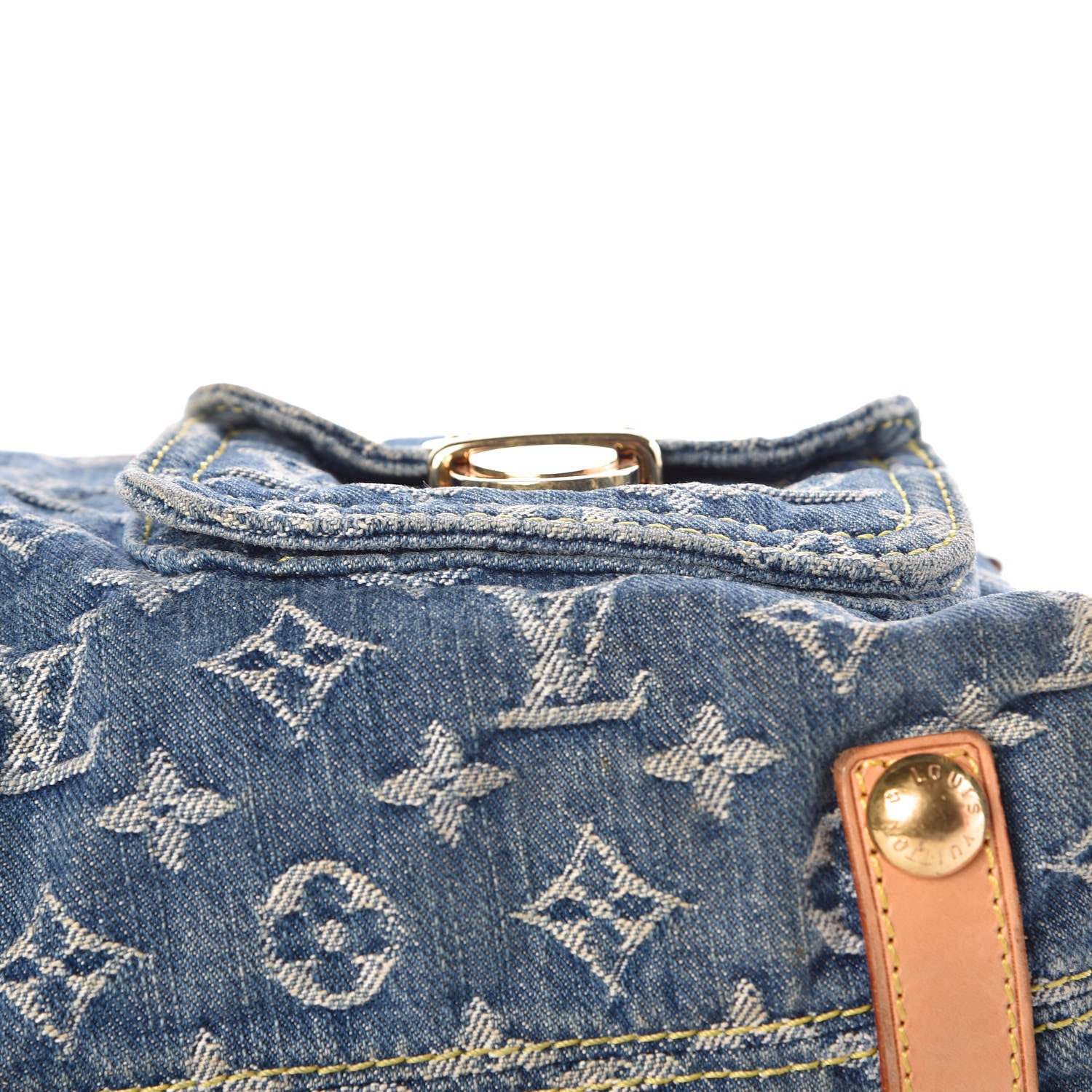 Louis Vuitton Monogram Denim Baggy PM Blue 16 of 17