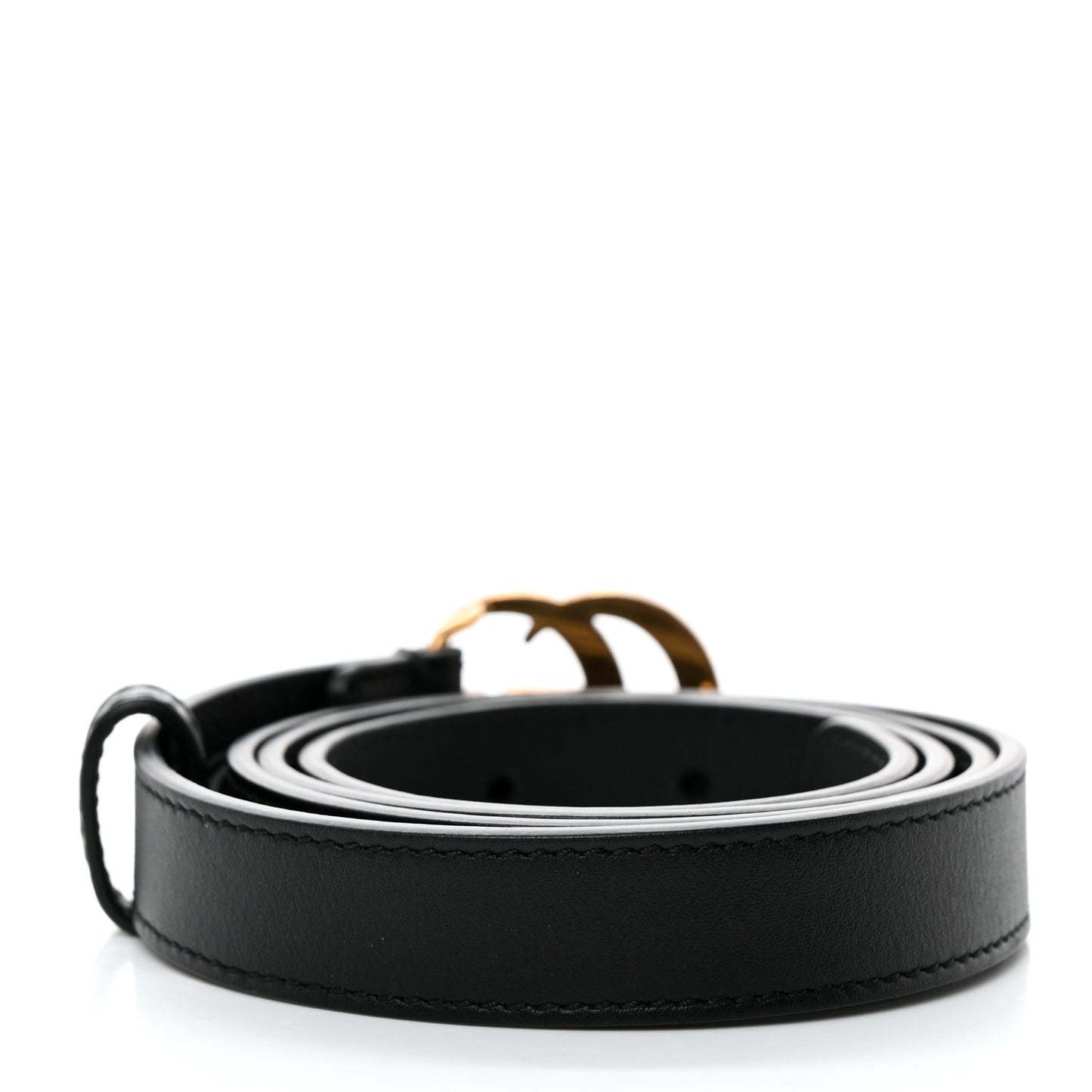 Calfskin Double G 20mm Belt 85 34 Black